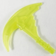 Lego srp, průhledná neonově zelená (73766c TRANS-NEON GREEN)